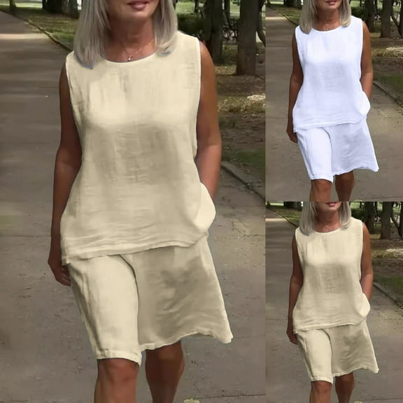 ZZwxWA Womens Matching Lounge Sets Summer Oversized Wide Leg Sleeveless Shorts Lounge Sets Sexy Elegant Holiday Lounging Sets