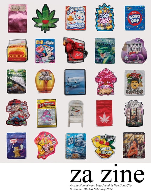 Za Zine: A Collection of Weed Bags Found in New York City November