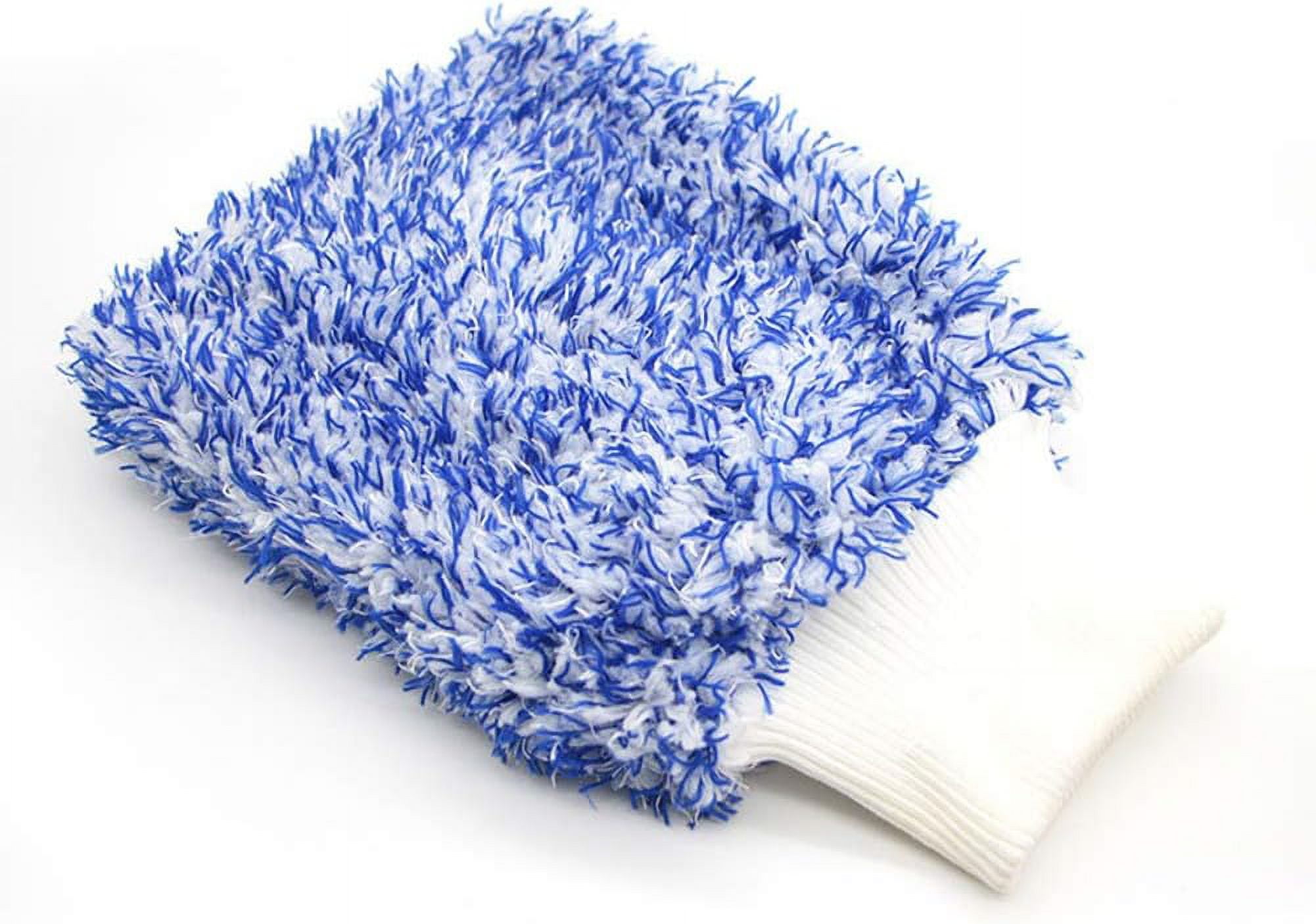 ZaCoo Car Wash Mitt Colored Plush Chenille Microfiber Wash Mitts for