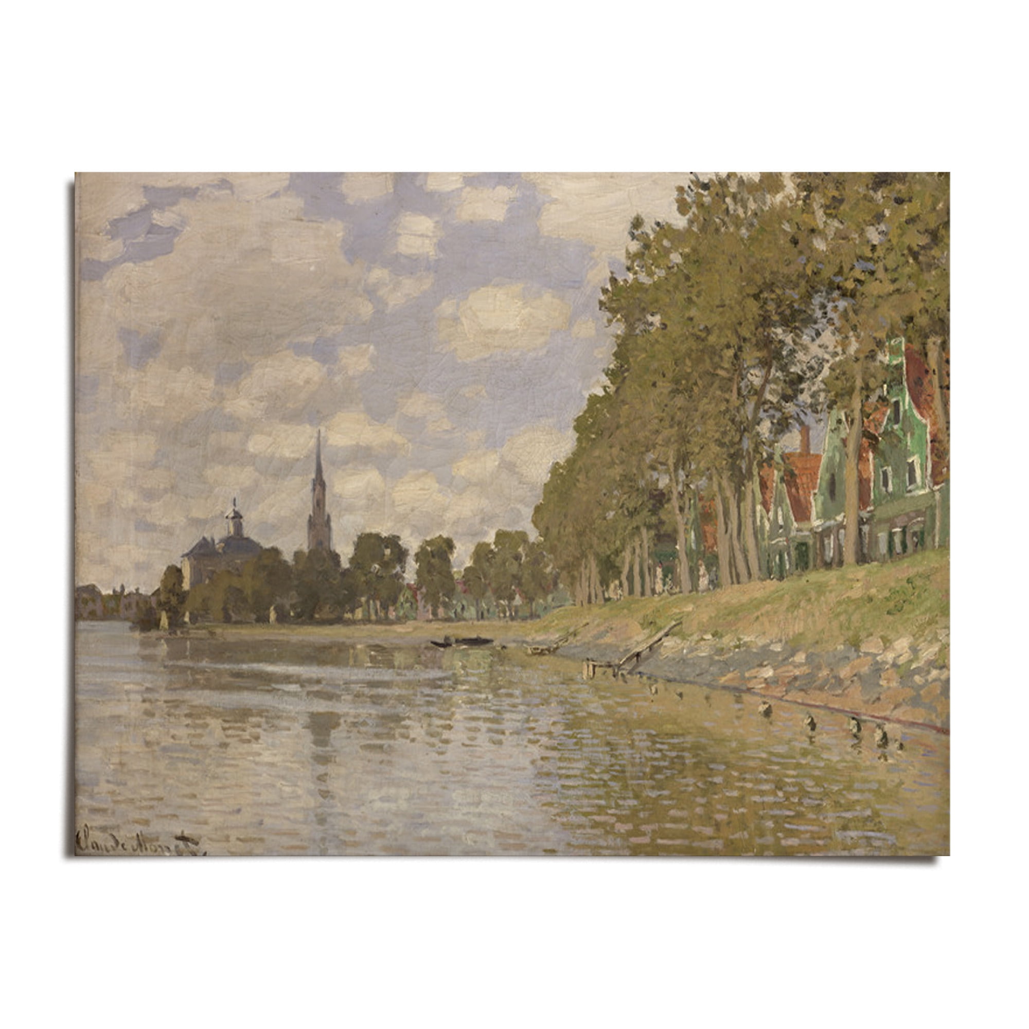 Zaandam - Claude Monet - 10x12 - Wall Art Print - UNFRAMED - Walmart.com