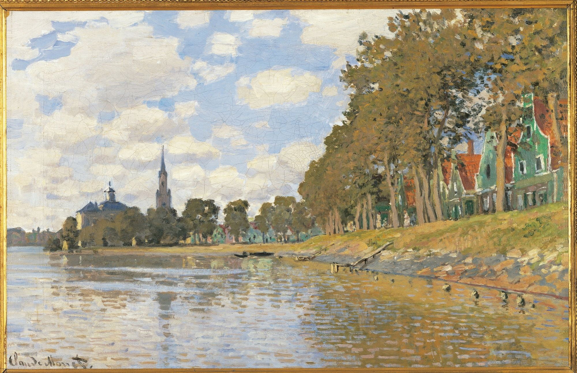 Zaandam (Holland) Canvas Art - (24 x 18)