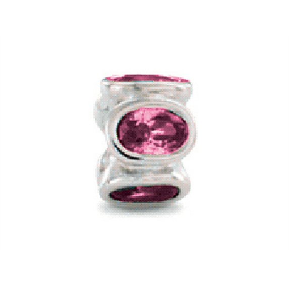 Zable� Sterling Silver Bezel Set Ovals October Bead / Charm