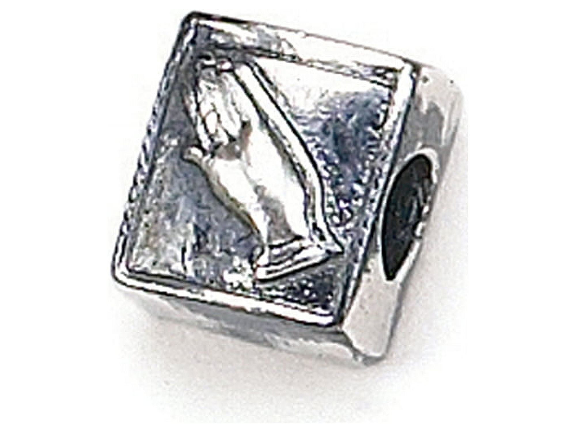 Zable Sterling Silver Bible/Praying Hands Bead / Charm