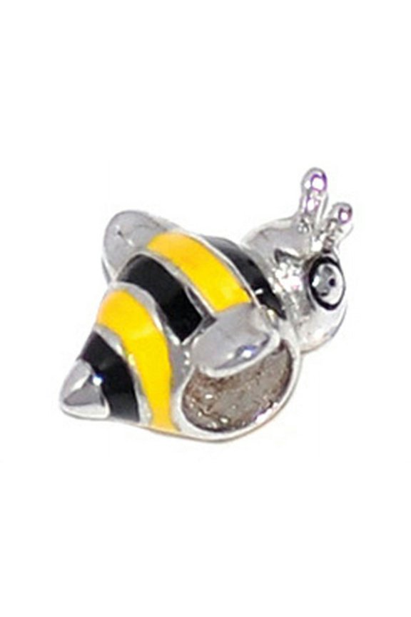 Sterling Silver Bumblebee Bead / Charm