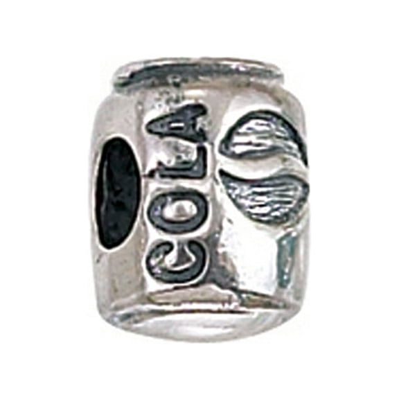 Zable Sterling Silver Cola Can Bead / Charm
