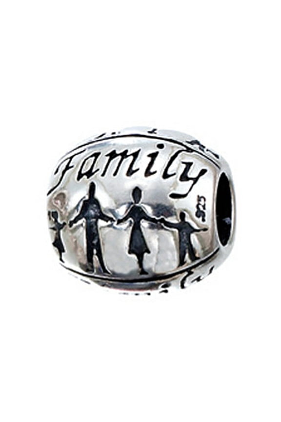 Sterling Silver Family Bead / Charm