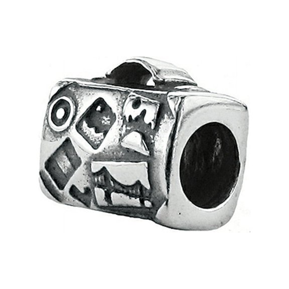 Zable Sterling Silver German Shepherd Bead / Charm