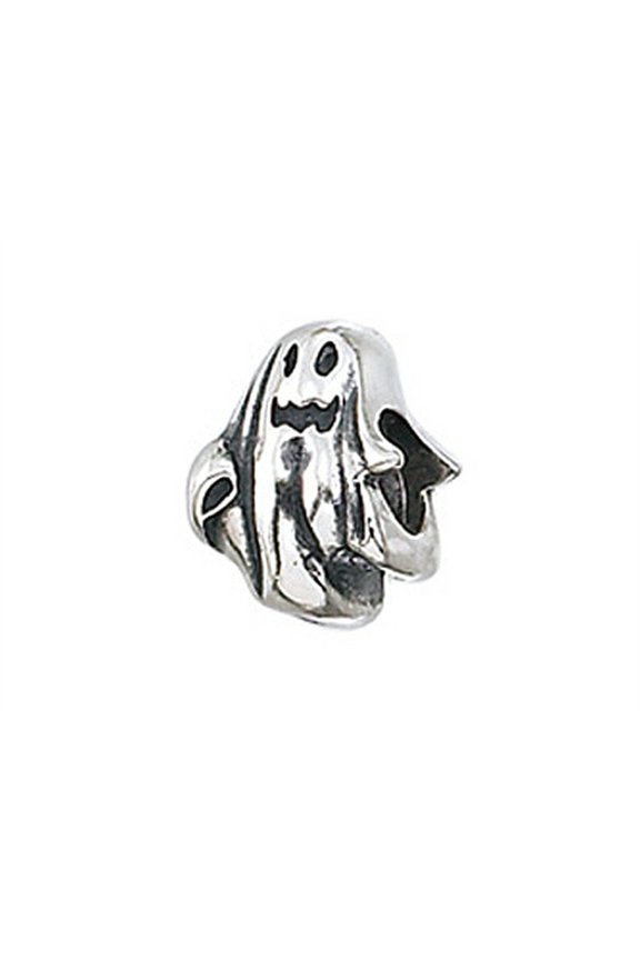 Sterling Silver Ghost Bead / Charm
