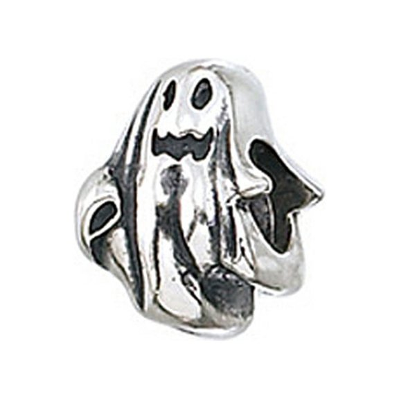 Zable Sterling Silver Ghost Bead / Charm