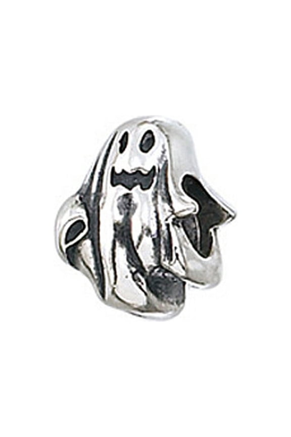 Sterling Silver Ghost Bead / Charm