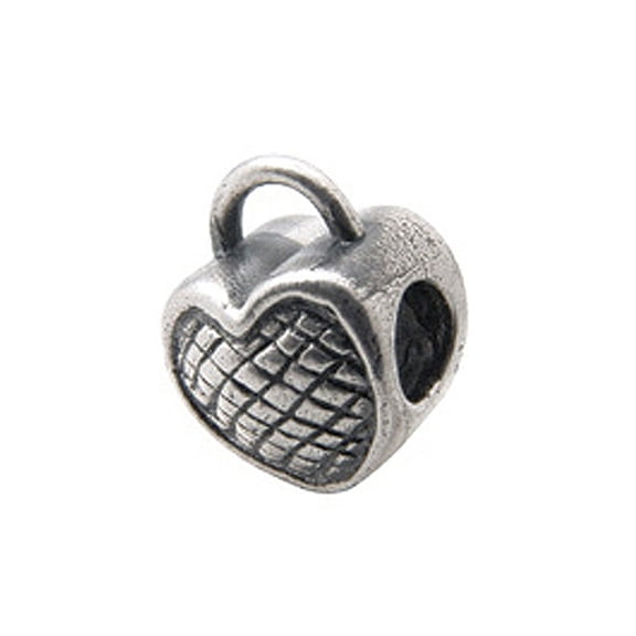Zable Sterling Silver Heart Lock Bead / Charm