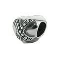 thumbnail image 1 of Zable� Sterling Silver Heart With Beaded X Bead / Charm, 1 of 4