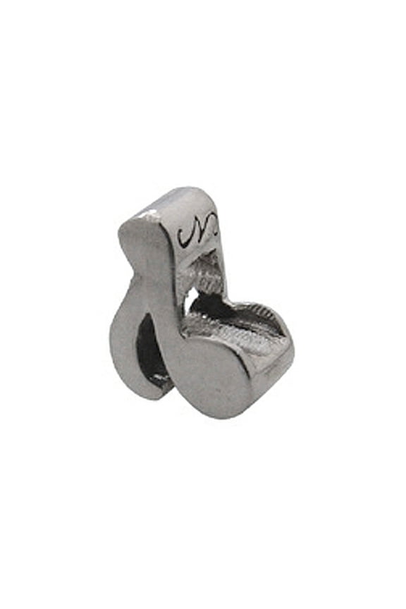 Sterling Silver Music Note Bead / Charm