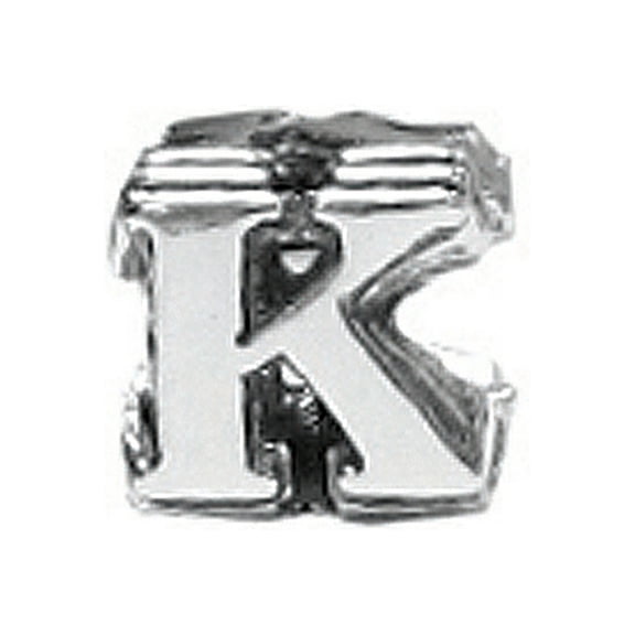 Zable� Sterling Silver Open Initial K Bead / Charm