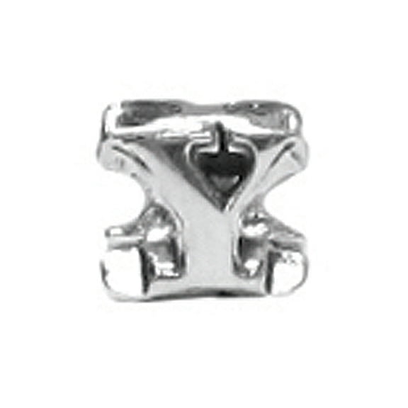 Zable� Sterling Silver Open Initial Y Bead / Charm