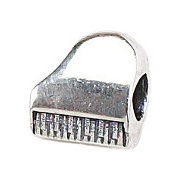 Zable Sterling Silver Piano Bead / Charm