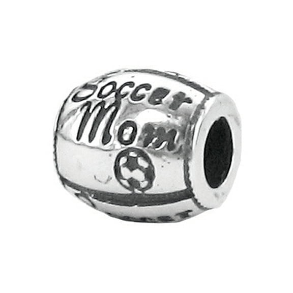 Zable Sterling Silver Soccer Mom Compatible Bead / Charm