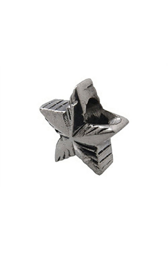 Sterling Silver Star Bead / Charm