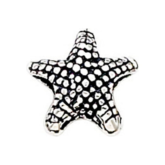 Zable Sterling Silver Star Fish, Large Bead / Charm
