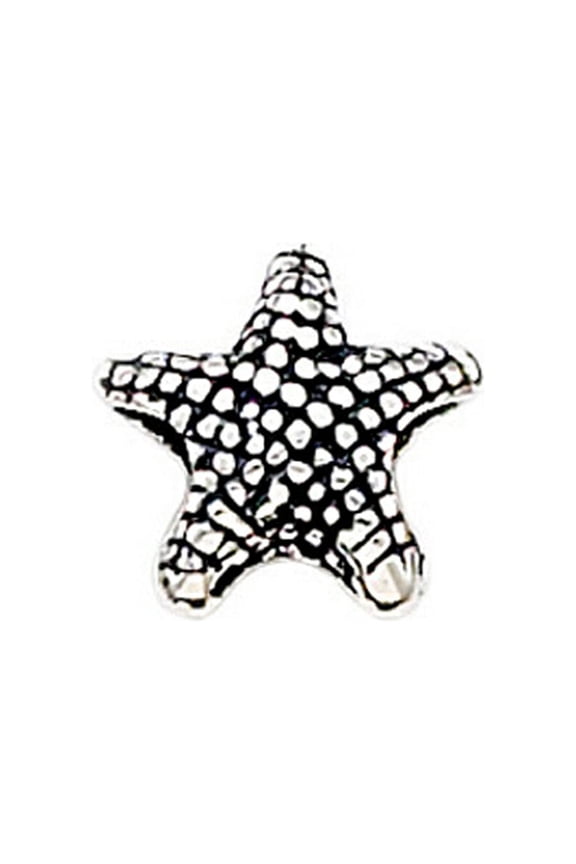 Sterling Silver Star Fish, Large Bead / Charm