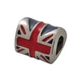 thumbnail image 1 of Zable� Sterling Silver United Kingdom Enamel Flag Bead / Charm, 1 of 4