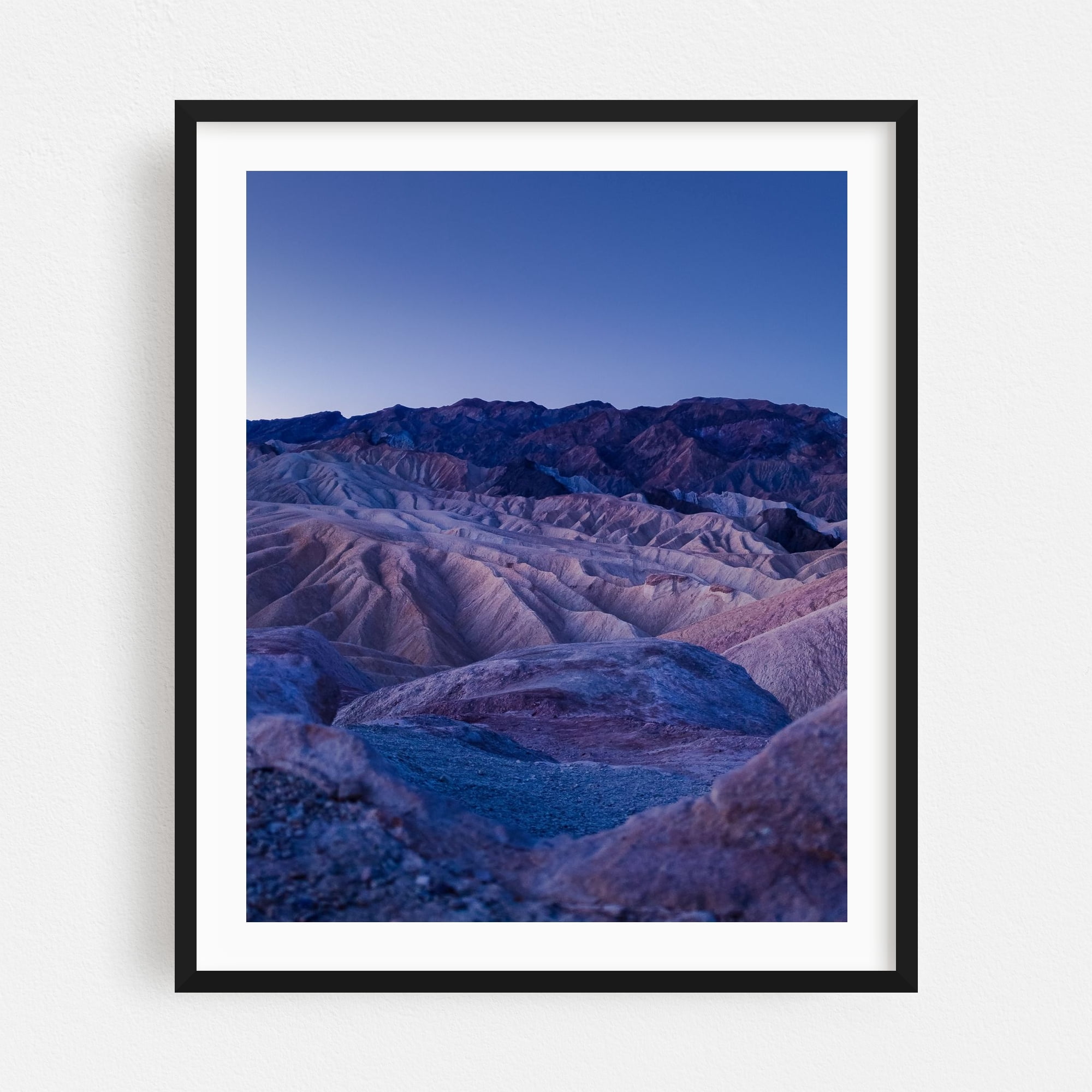 Zabriskie Point at Blue Hour - Death Valley - Death Valley California ...