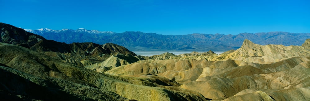 Zabriskie Point Death Valley California Canvas Art - Panoramic Images (36 x 12)
