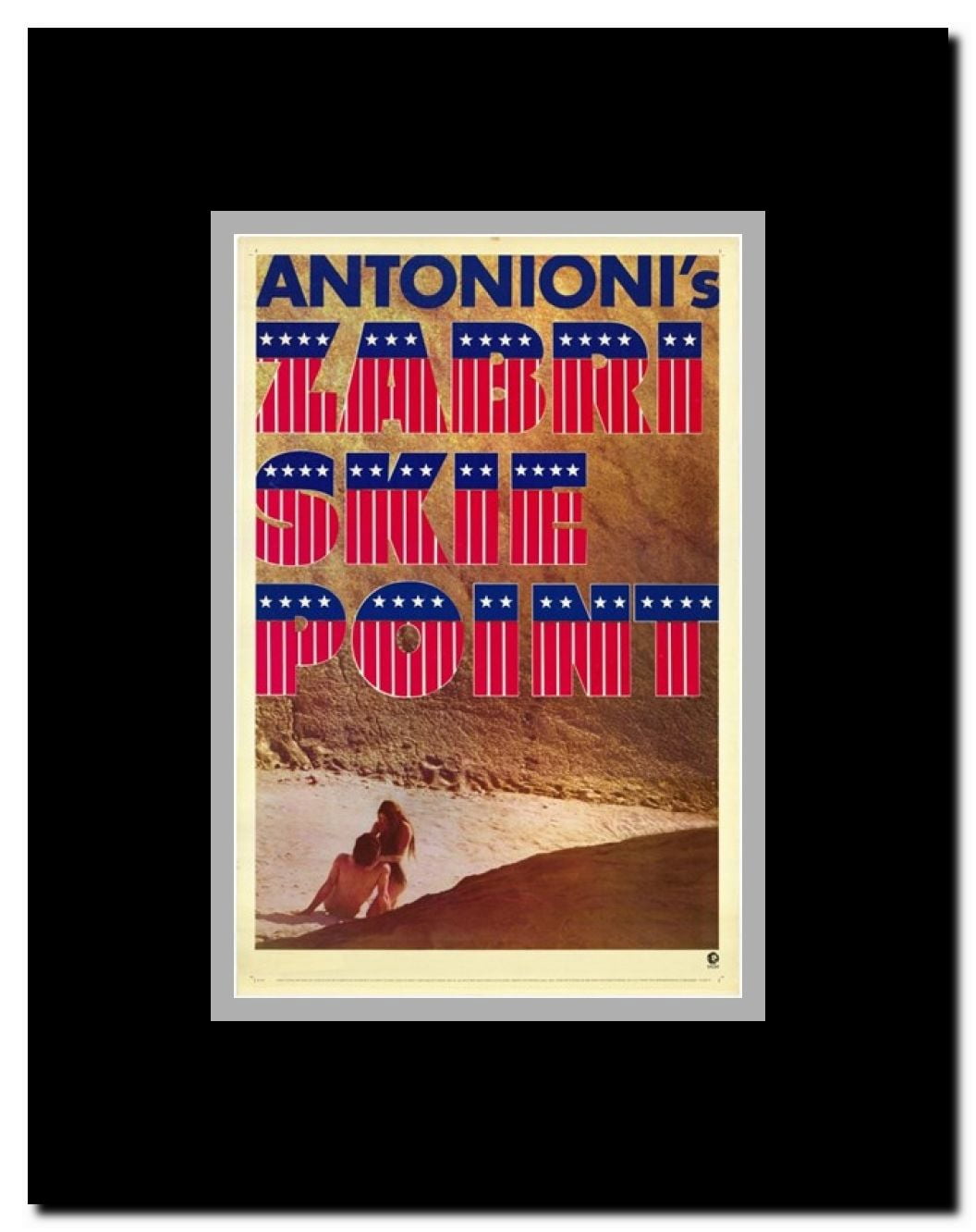 Zabriskie Point Framed Movie Poster