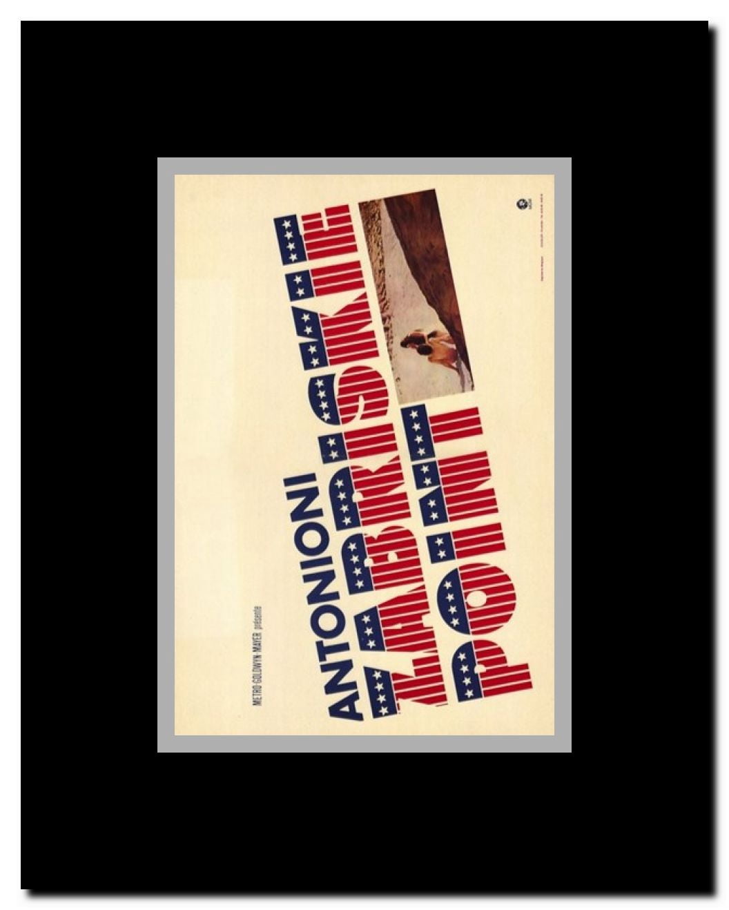 Zabriskie Point Framed Movie Poster