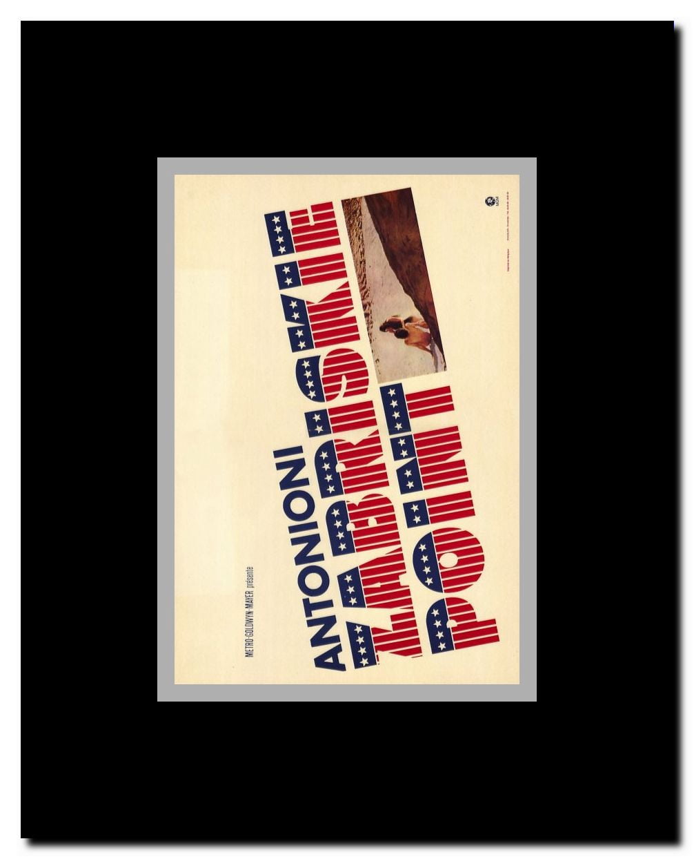 Zabriskie Point Framed Movie Poster