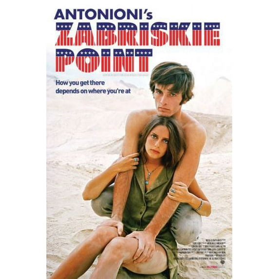 Zabriskie Point Movie Poster 16in x 24in 16x24 Multi-Color Square Adults Western Graphic