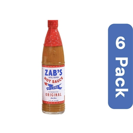 Zabs Hot Original Sauce 6 fl oz (Pack Of 6)