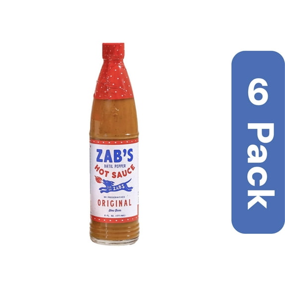 Zabs Hot Original Sauce 6 fl oz (Pack Of 6)