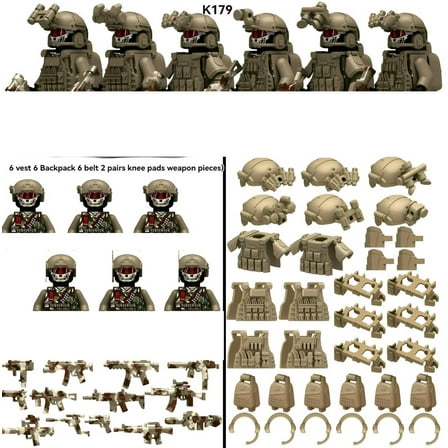 Zabufoli Kids Build & Play Toy Figures Set – Customizable Snap-Joint Characters with Gear