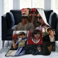 thumbnail image 1 of Zac Efron Blanket Anti-Pilling Throw Blanket Plush Blanket, Light Weight & Super Soft, Warm & Comfy, Microfiber Flannel Fleece Blanket for Couch, Bed, Sofa, 40x50, 1 of 6