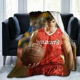 thumbnail image 1 of Zac Efron Blanket Anti-Pilling Throw Blanket Plush Blanket, Light Weight & Super Soft, Warm & Comfy, Microfiber Flannel Fleece Blanket for Couch, Bed, Sofa, 60x80, 1 of 6