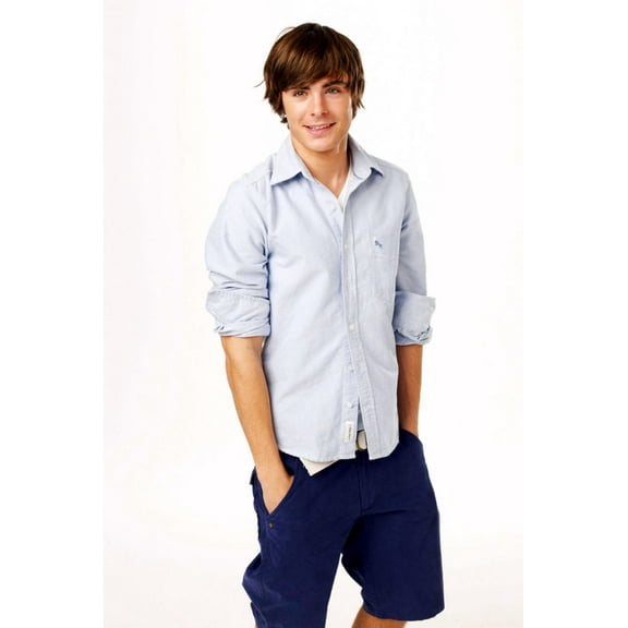 Zac Efron Poster Metal Print 12in x 16in Print on Metal 12x16 #074281 Square Adults AB Posters