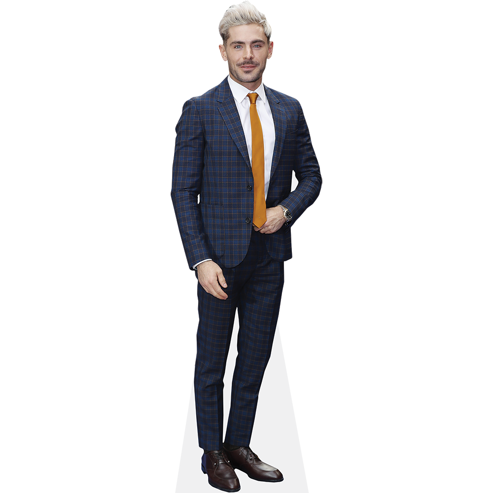 Zac Efron (Yellow Tie) Lifesize Cardboard Cutout Standee