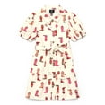 thumbnail image 1 of Zac Kids Cowgirl Boots Print Collar Dress with Sash Belt, Sizes 4-18, 1 of 3