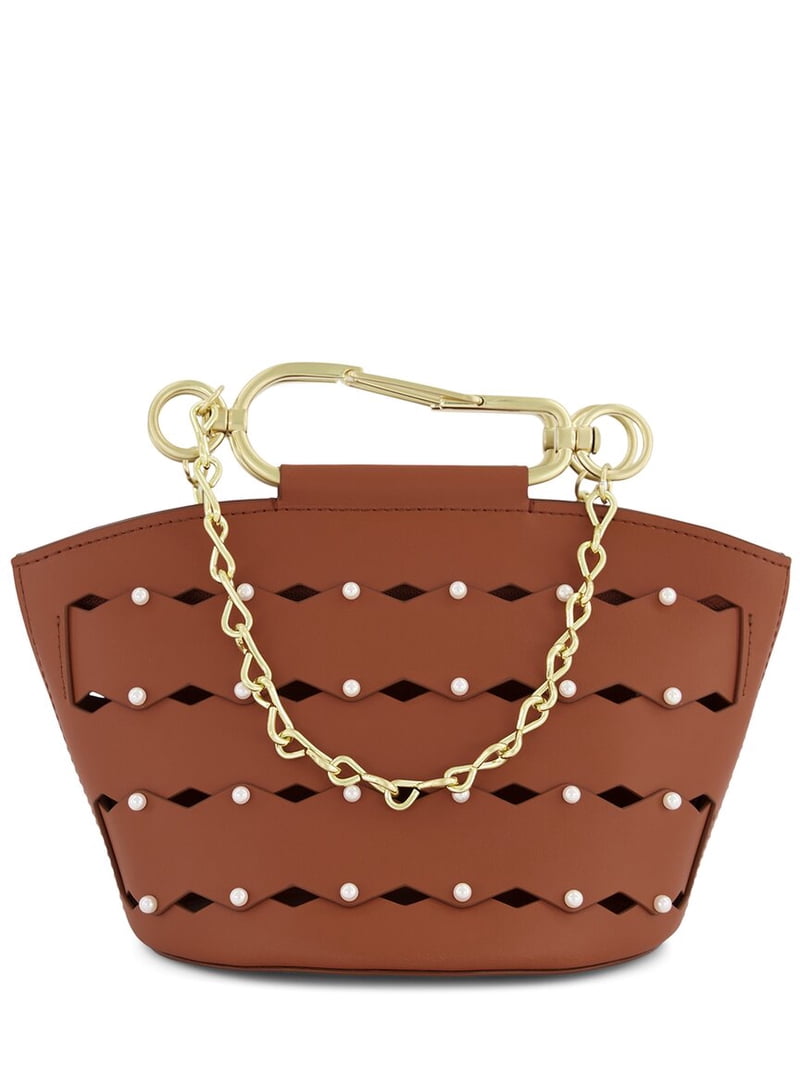 Zacposen bucket bag Amazon.com: Zac Posen Belay Mini Zipped Leather Bucket Bag  main image 3