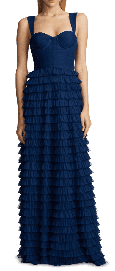 Zac Posen MIDNIGHT Women's Tiered Ruffled Gown, US 6 - Walmart.com Zac Posen MIDNIGHT Women's Tiered Ruffled Gown, US 6 - Walmart.com