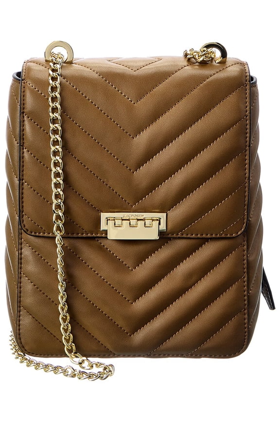 Soft Earthette Convertible Leather Backpack, Brown