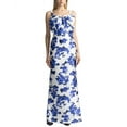 thumbnail image 1 of Zac Posen womens  Floral Print Mikado Gown, 8, 1 of 3