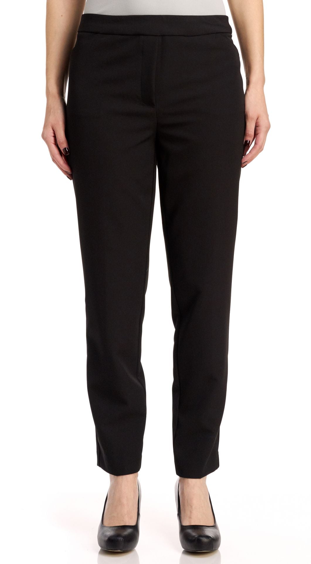 Zac & Rachel Women's Pull on Ankle Pant with Faux Back Pockets
