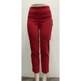thumbnail image 1 of Zac & Rachel pull on stretch Millenium slim ankle Pants , Lipstick Red , 6, 1 of 1