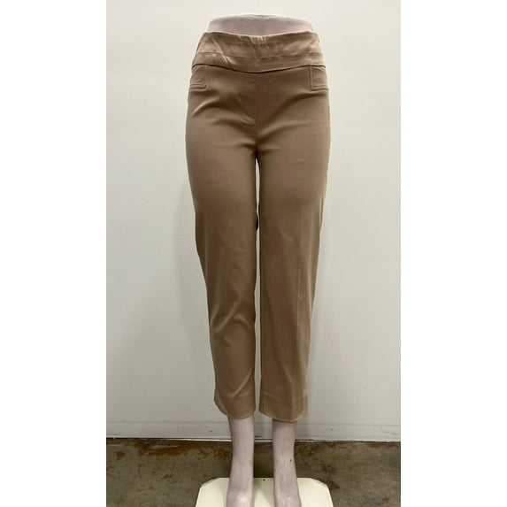 Zac & Rachel pull on stretch ankle length slim ankle Pants , Nomad , 6