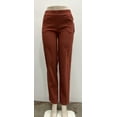 thumbnail image 1 of Zac & Rachel solid pull on slim leg back pockets Pants , Russet , 8, 1 of 2