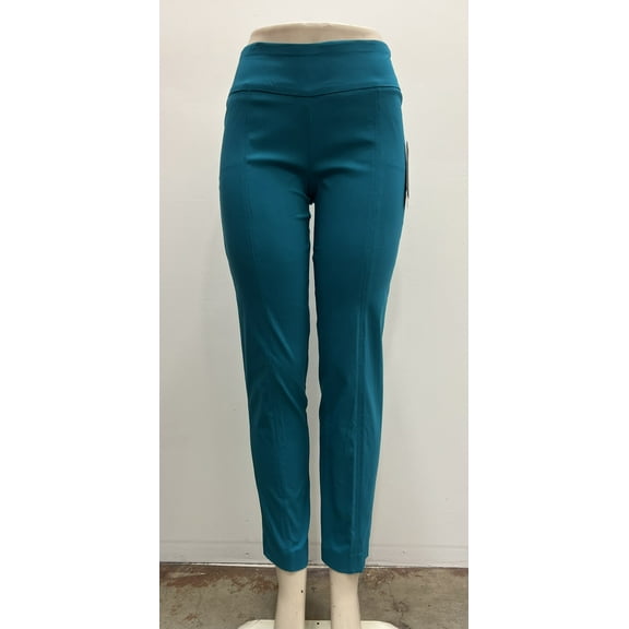 Zac & Rachel solid pull on stretch Pants , Harbor Blue , 14