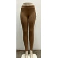 thumbnail image 1 of Zac & Rachel solid pull on stretch slim leg Pants , Tobacco Brown , M, 1 of 1