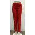 thumbnail image 1 of Zac & Rachel solid slim leg back pockets pull on Pants , Berry , 6, 1 of 2